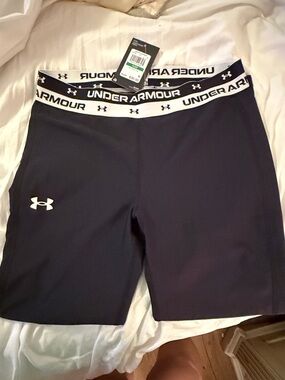 Under Armour Girls Black Compression Fitted Pant